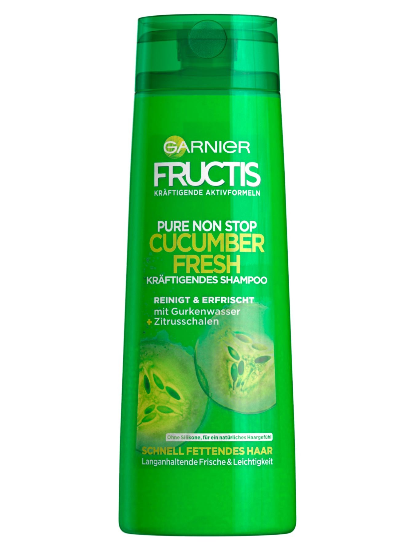 Kraeftigendes-Shampoo-Fructis-Cucumber-Fresh-300ml-Vorderseite-Garnier-Deutschland-gross
